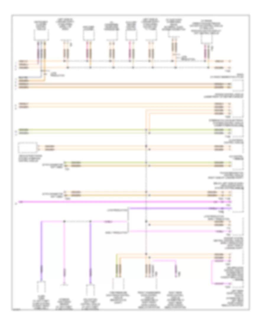 Computer Data Lines Wiring Diagram 2 of 2 for Audi A3 2009
