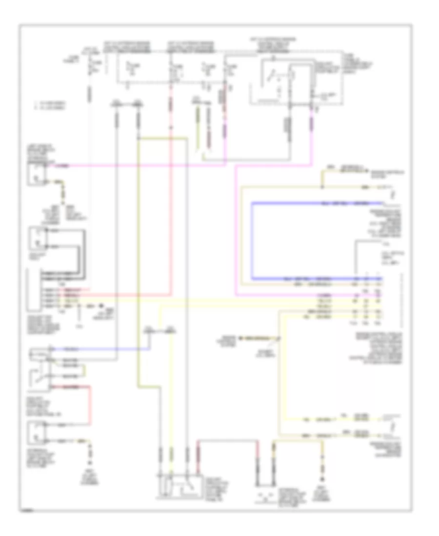 Cooling Fan Wiring Diagram for Audi A3 2009