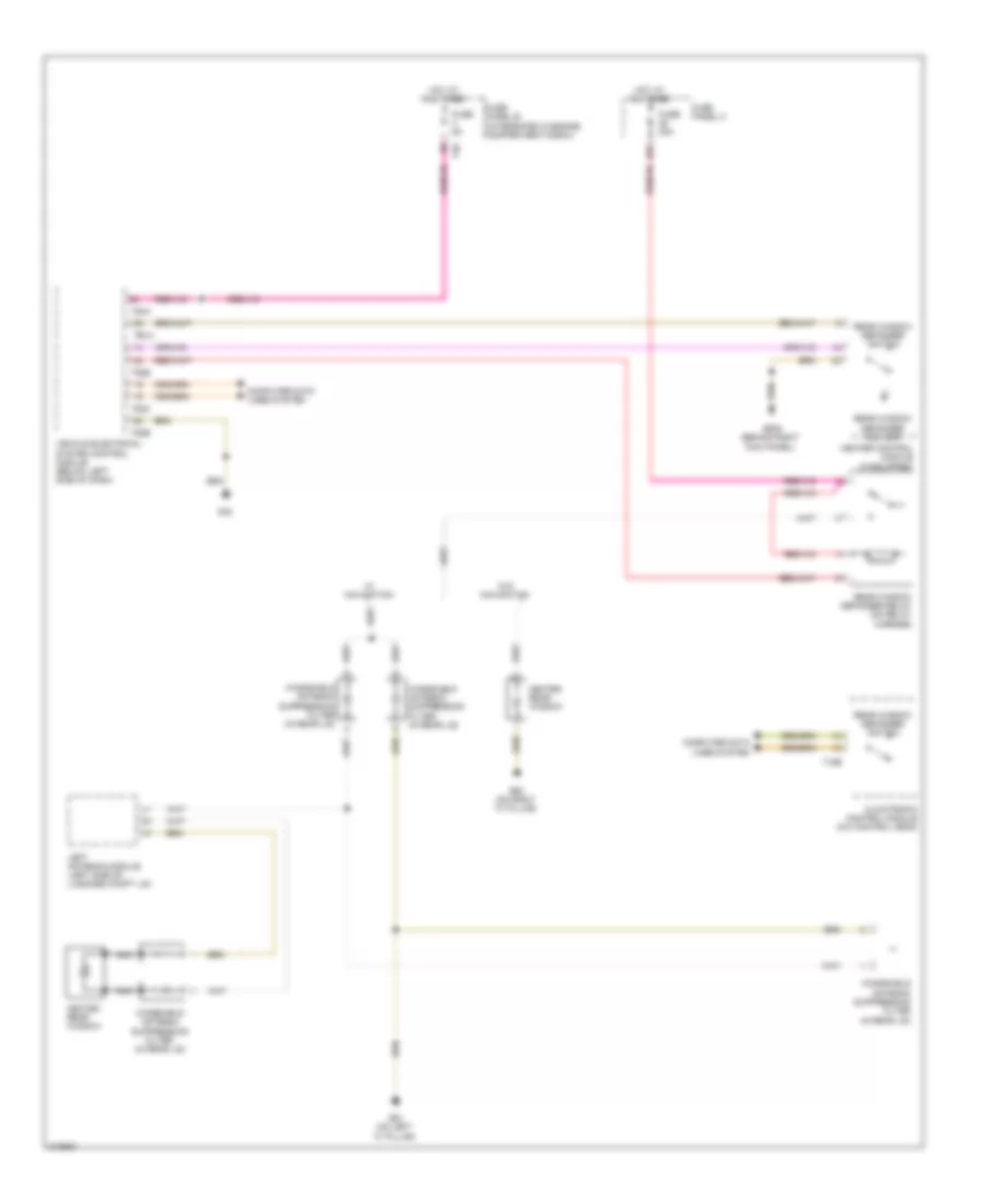 Rear Defogger Wiring Diagram Late Production for Audi A3 2009