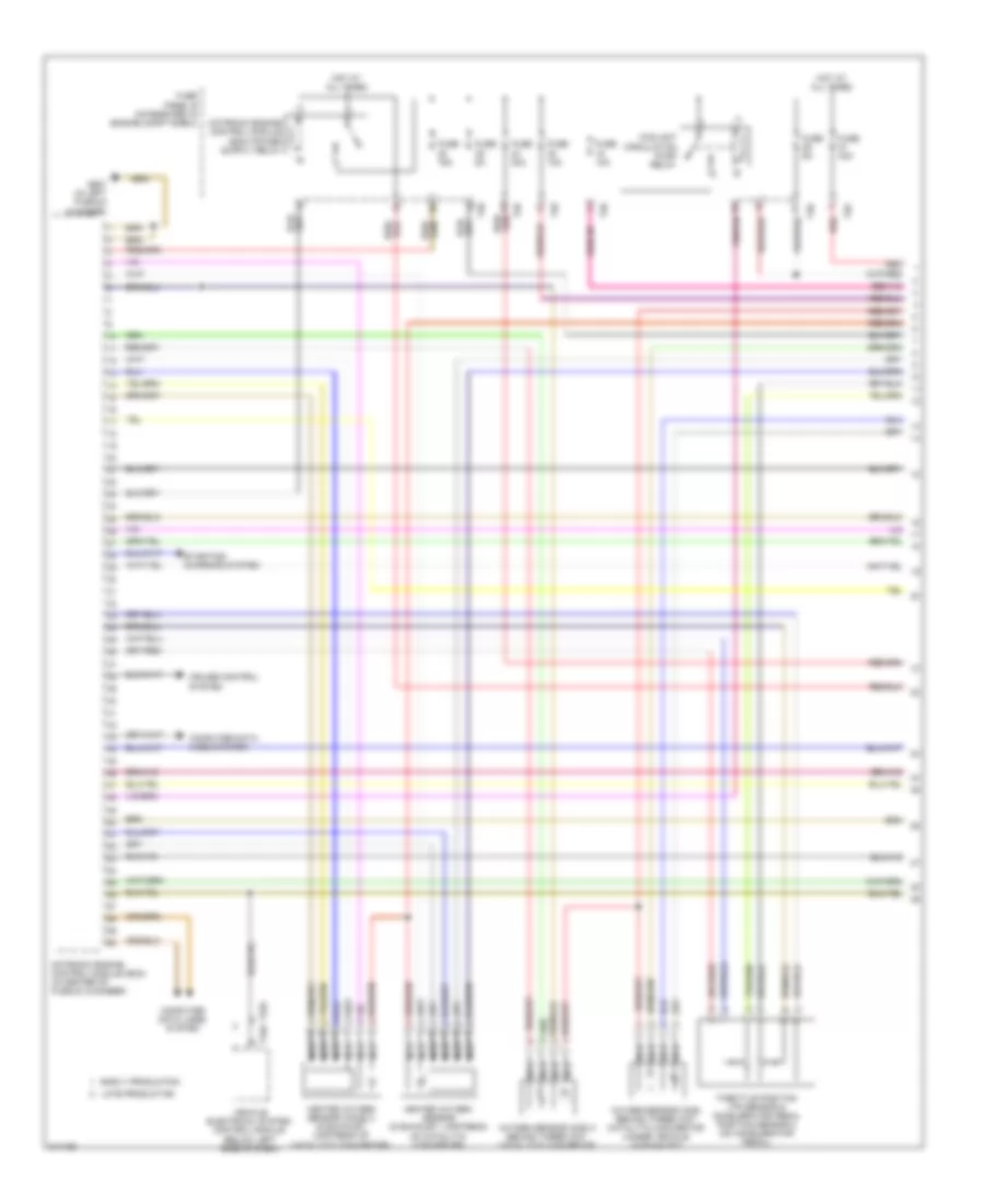 3.2L, Engine Performance Wiring Diagram (1 of 5) for Audi A3 2009