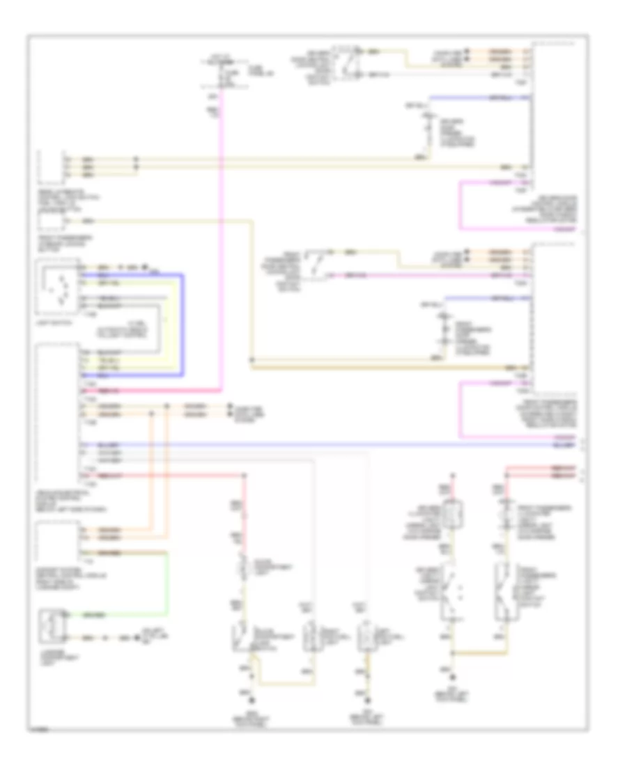 Courtesy Lamps Wiring Diagram Early Production 1 of 2 for Audi A3 2009