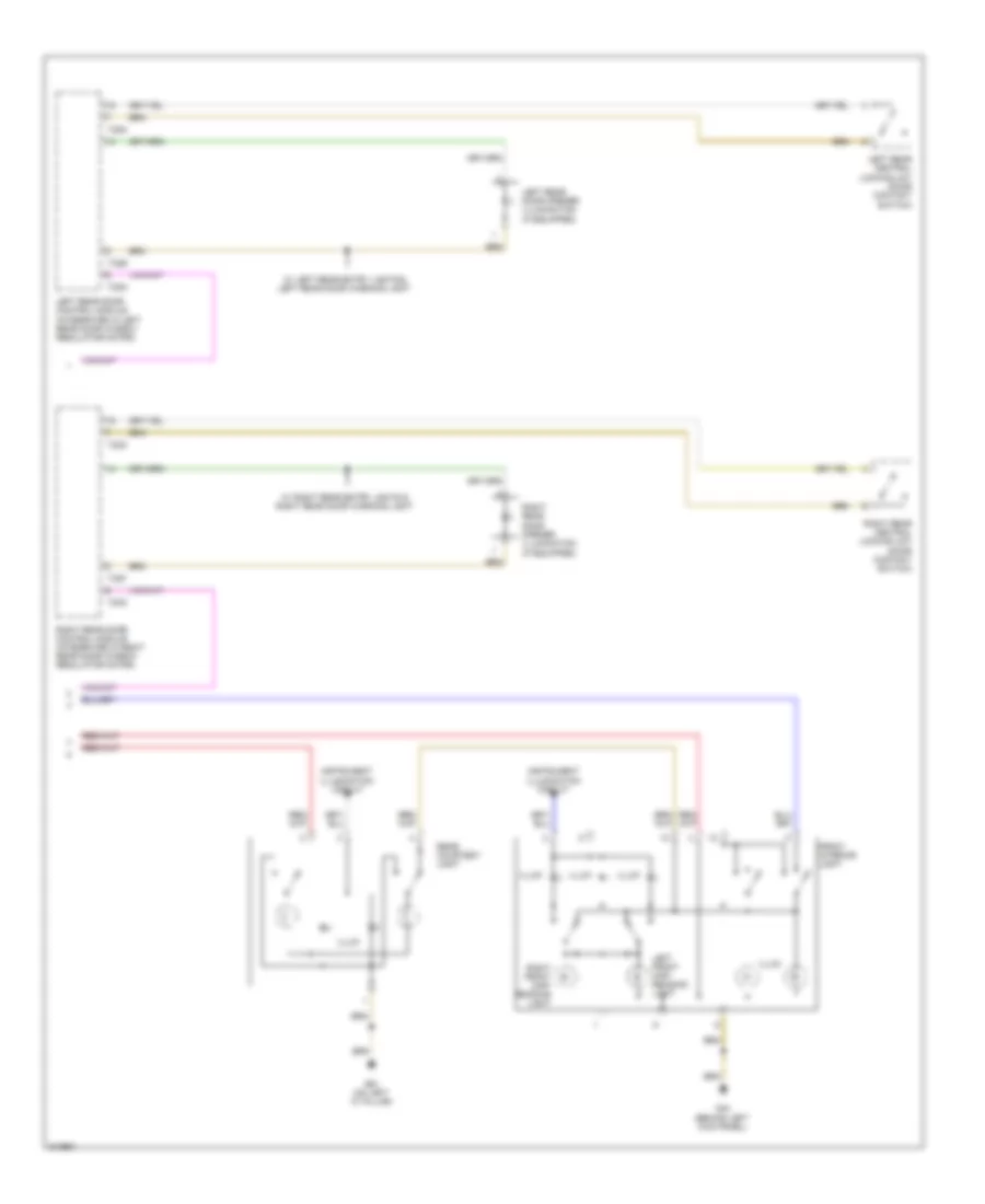 Courtesy Lamps Wiring Diagram Early Production 2 of 2 for Audi A3 2009