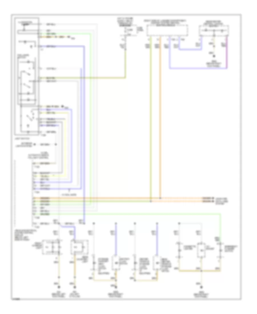 Instrument Illumination Wiring Diagram Early Production 1 of 2 for Audi A3 2009