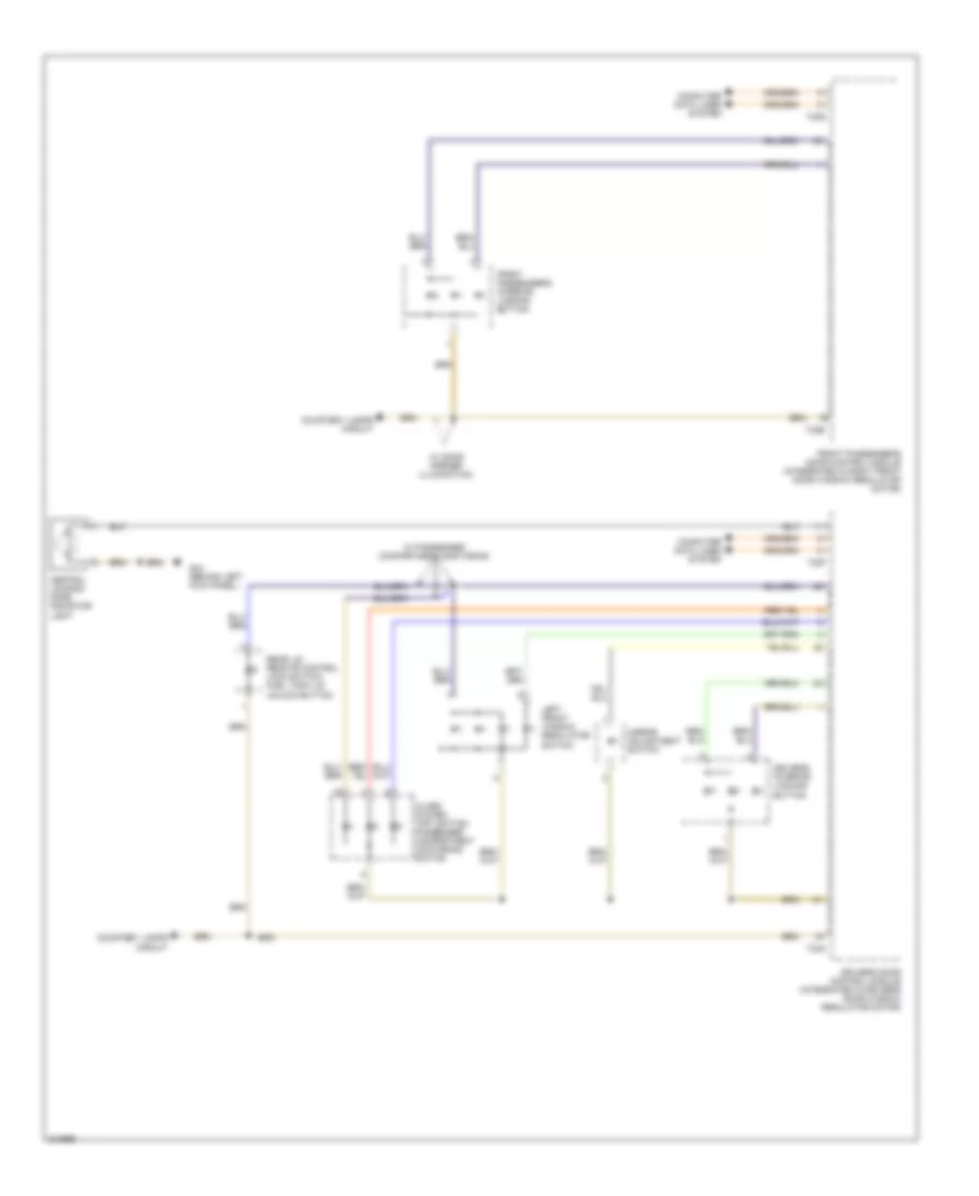 Instrument Illumination Wiring Diagram Early Production 2 of 2 for Audi A3 2009