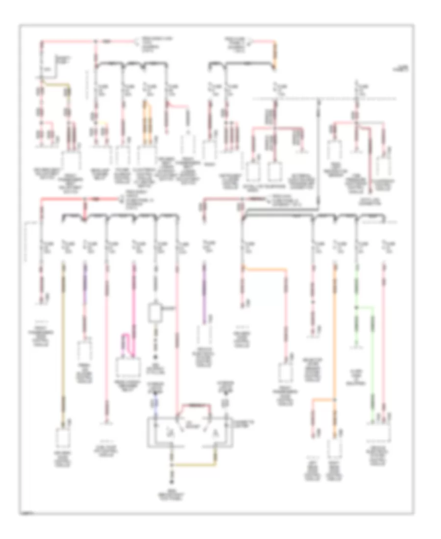 2 0L Turbo Power Distribution Wiring Diagram BPY Late Production 4 of 4 for Audi A3 2009