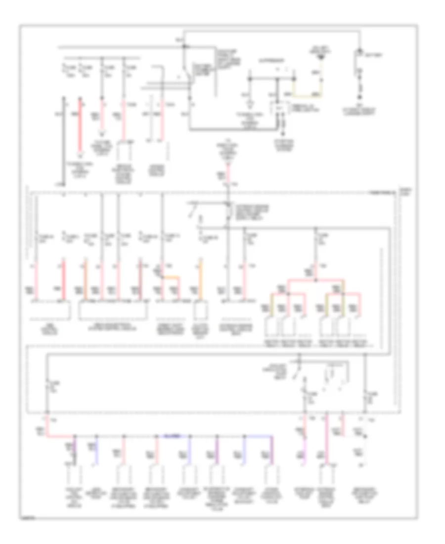 3 2L Power Distribution Wiring Diagram Early Production 1 of 4 for Audi A3 2009