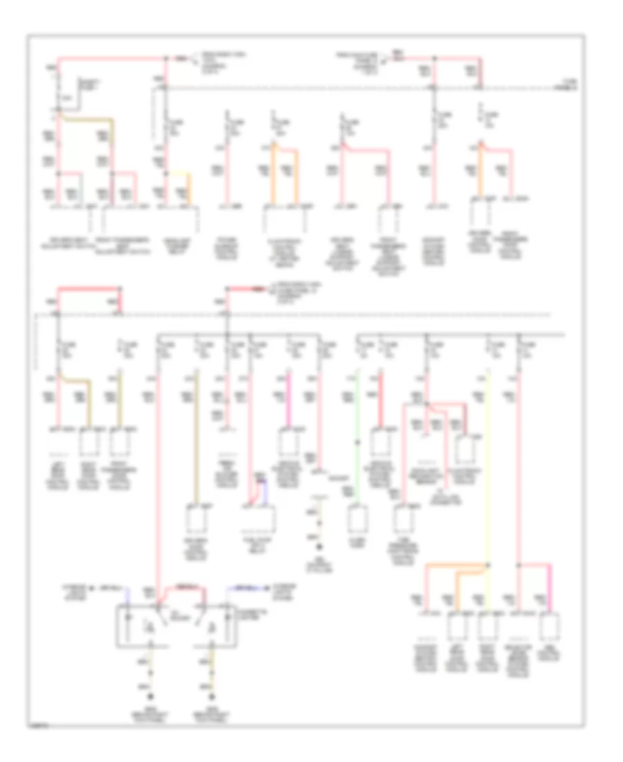 3 2L Power Distribution Wiring Diagram Early Production 4 of 4 for Audi A3 2009