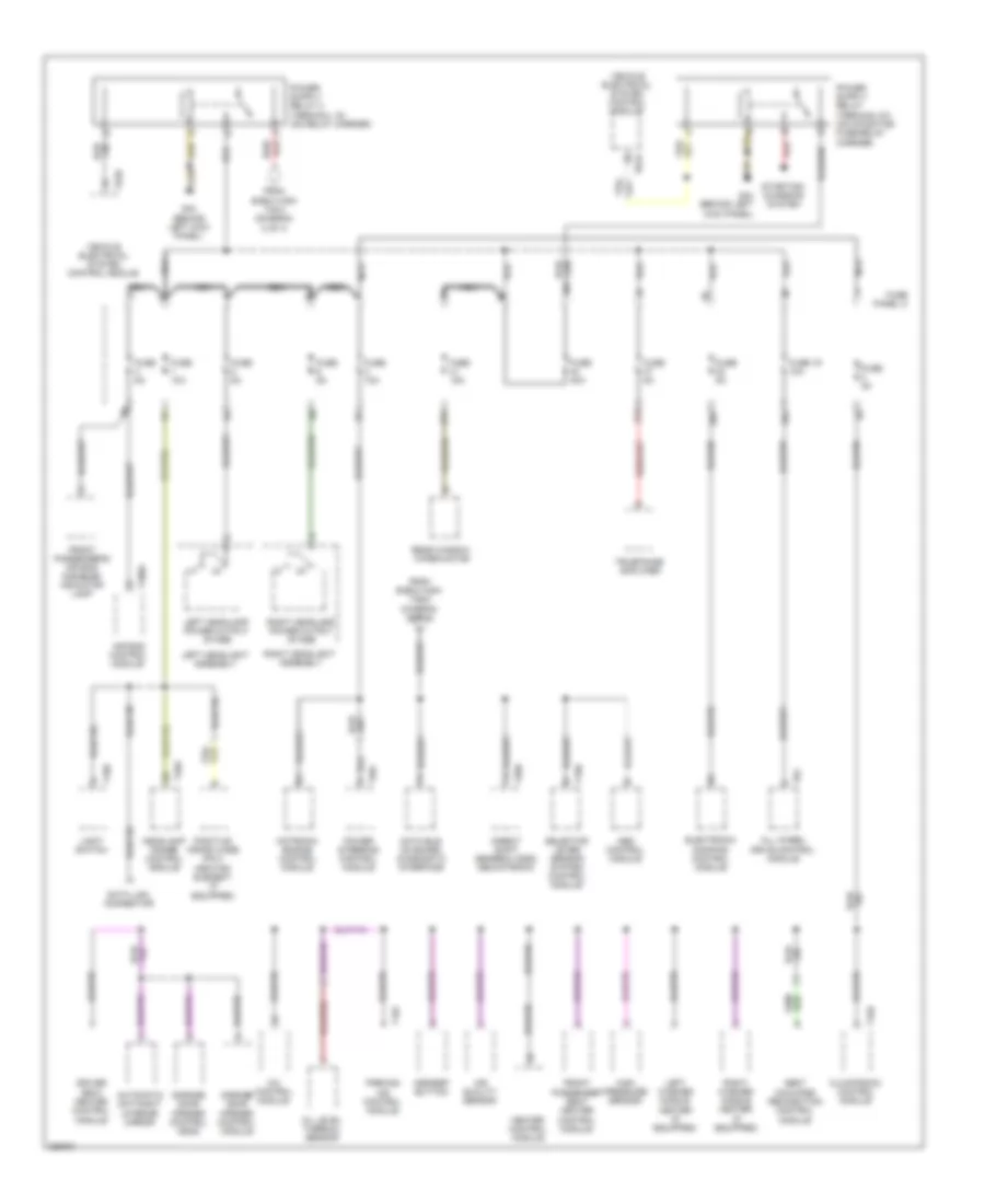 3 2L Power Distribution Wiring Diagram Late Production 3 of 4 for Audi A3 2009