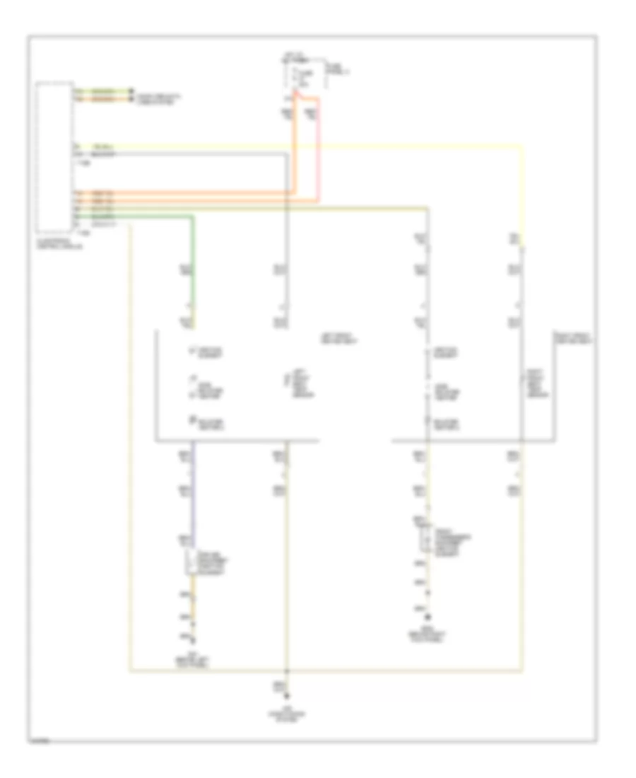 Heated Seats Wiring Diagram with Sport Seats for Audi A3 2009