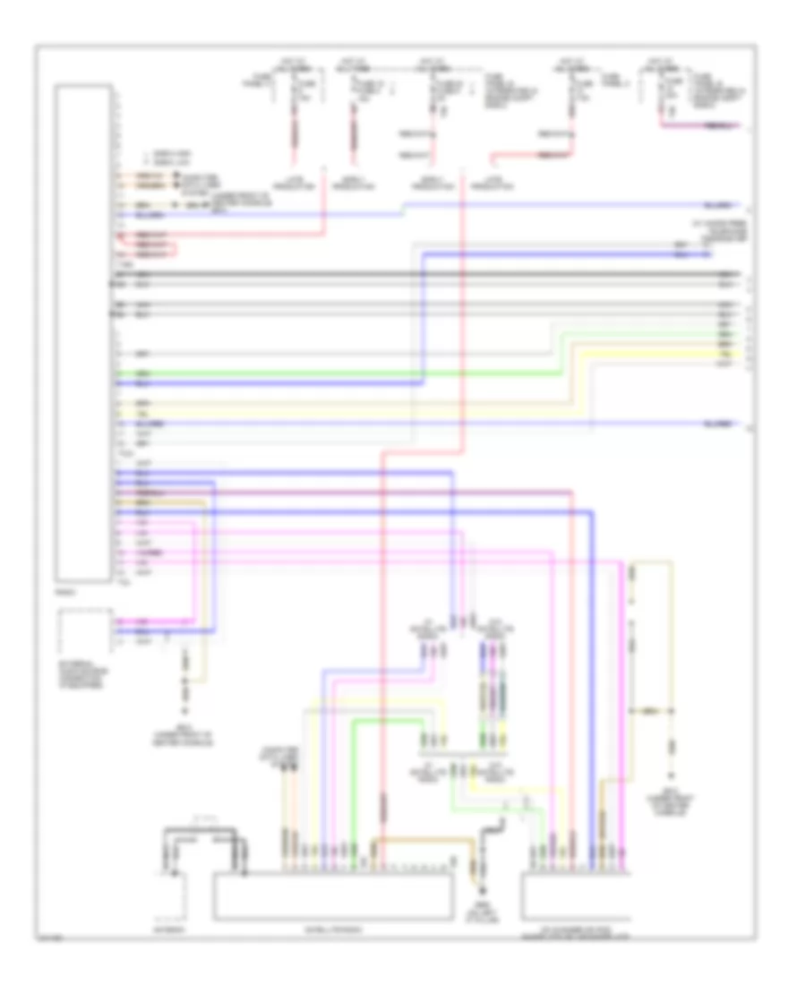 Bose Radio Wiring Diagram 1 of 2 for Audi A3 2009
