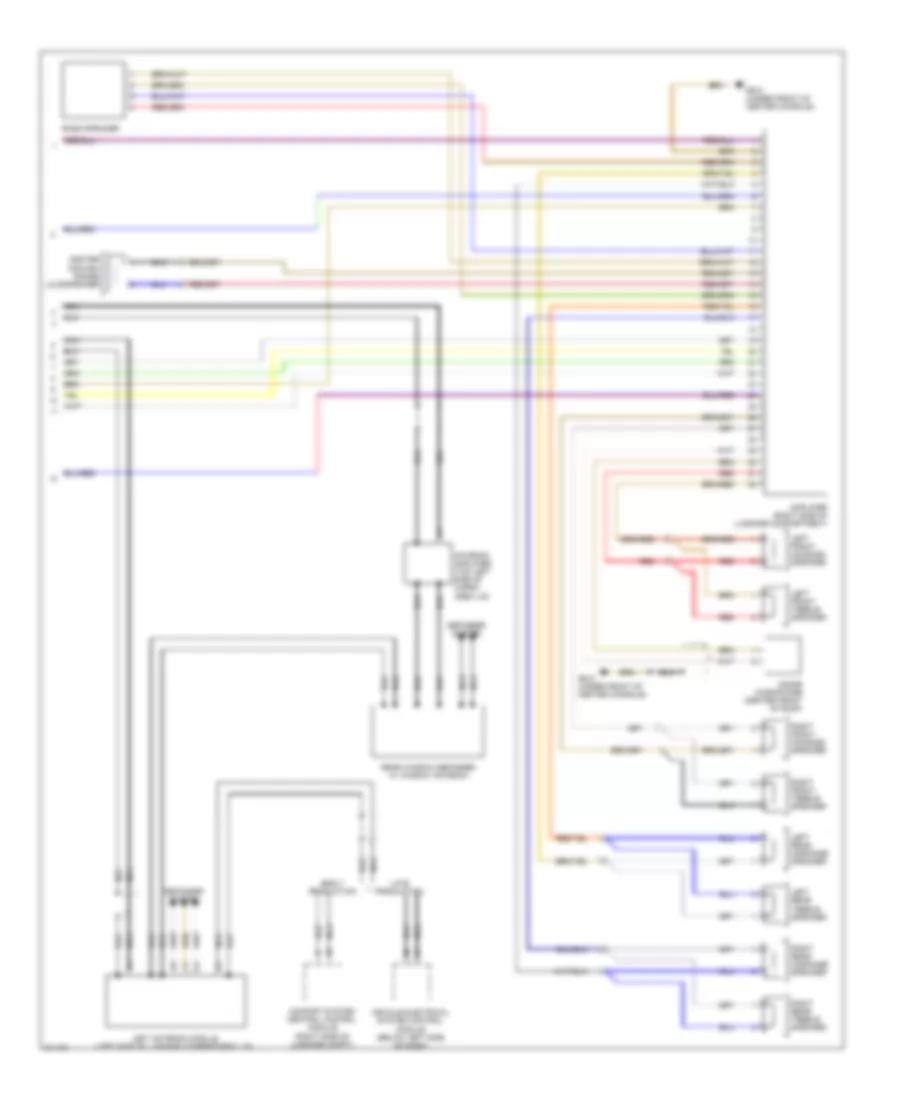 Bose Radio Wiring Diagram 2 of 2 for Audi A3 2009