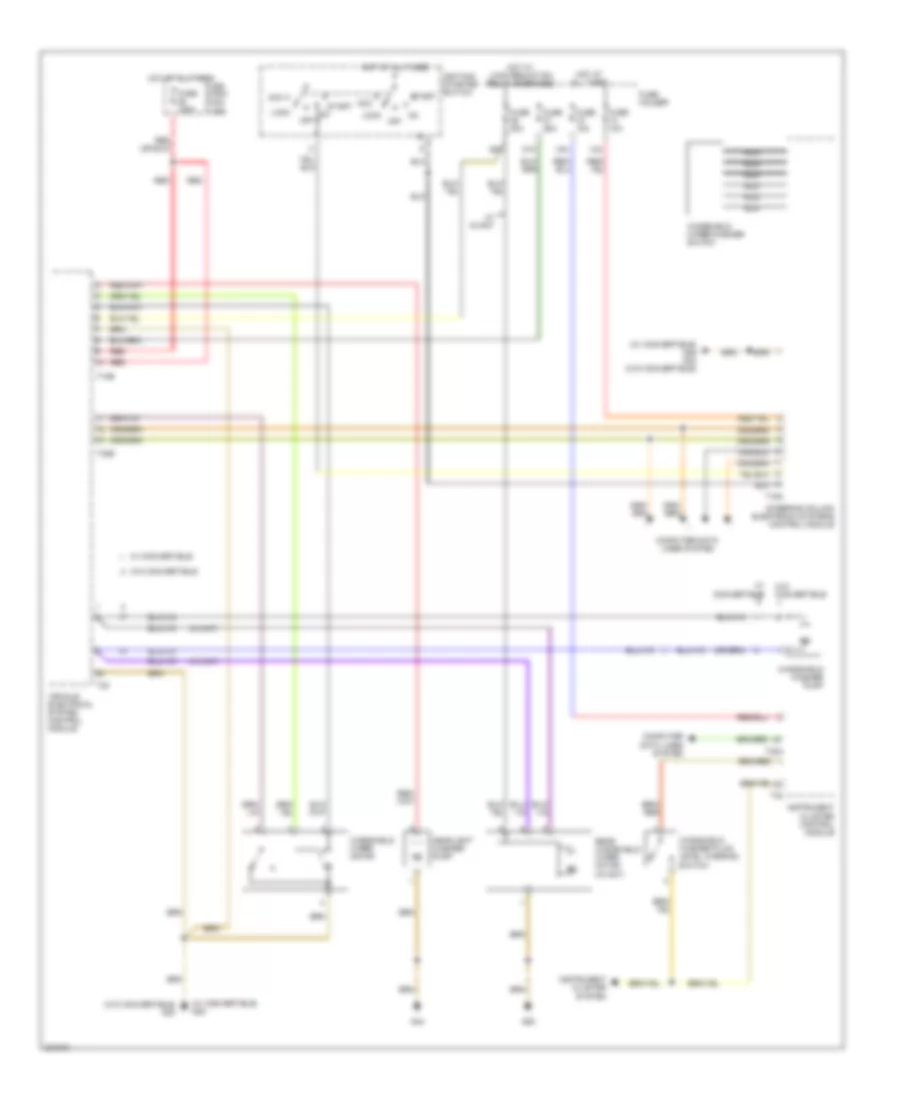 WiperWasher Wiring Diagram for Audi A4 Avant Quattro 2005