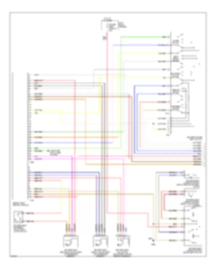 Memory Systems Wiring Diagram with Convertible 1 of 4 for Audi A4 Avant Quattro 2005