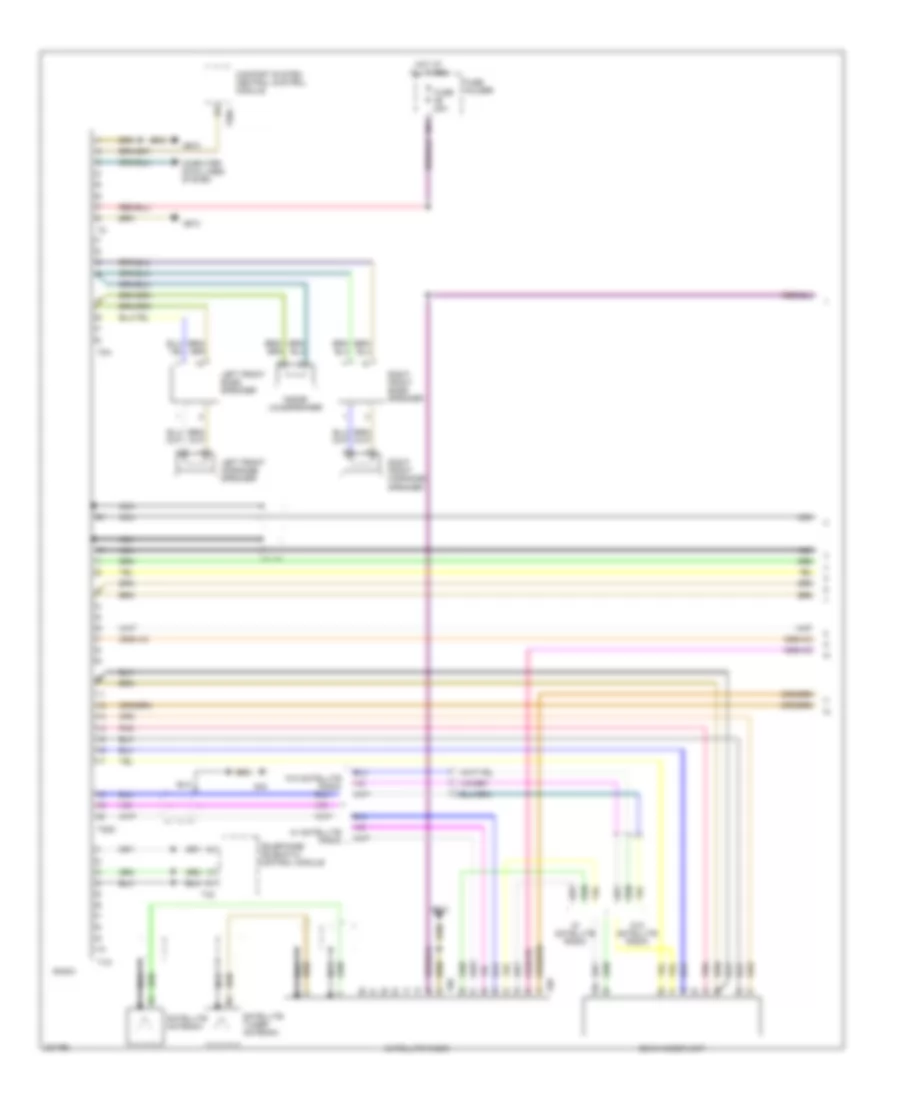 Bose Symphony II Wiring Diagram, without Convertible with Amplifier (1 of 2) for Audi A4 Avant Quattro 2005