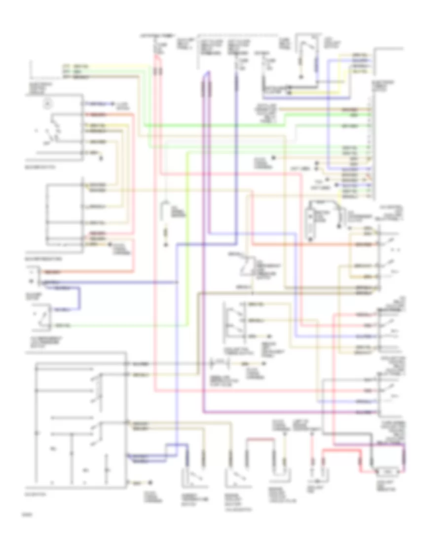 Manual A C Wiring Diagram for Audi 100 1992