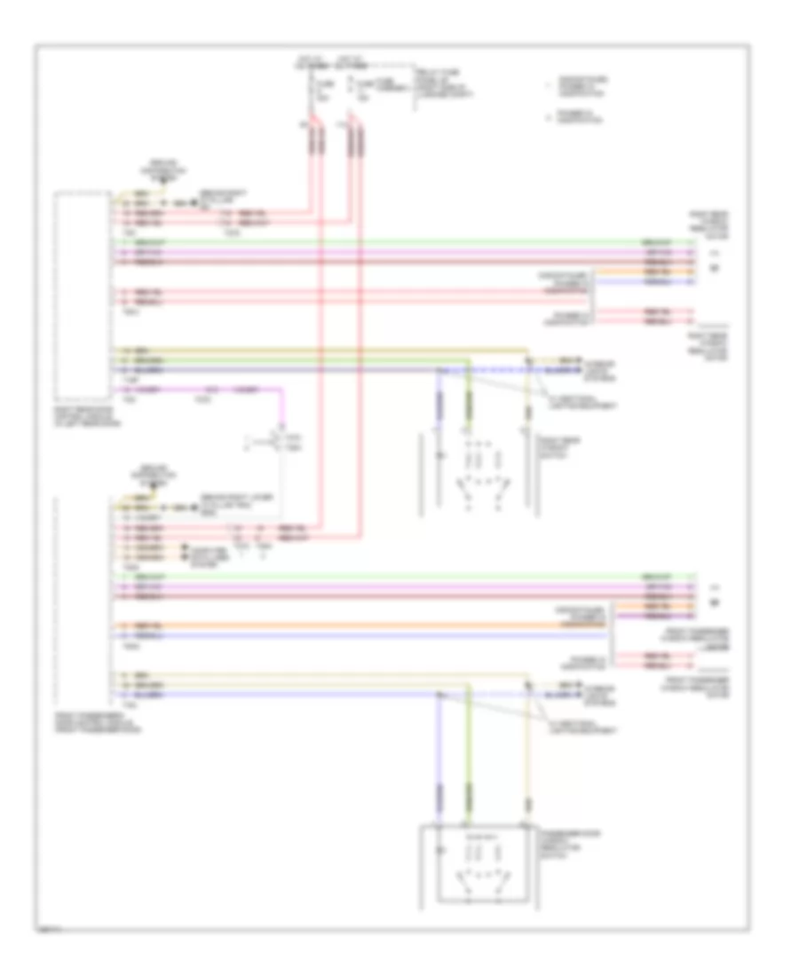 Power Windows Wiring Diagram 2 of 2 for Audi Q5 3 2 2011