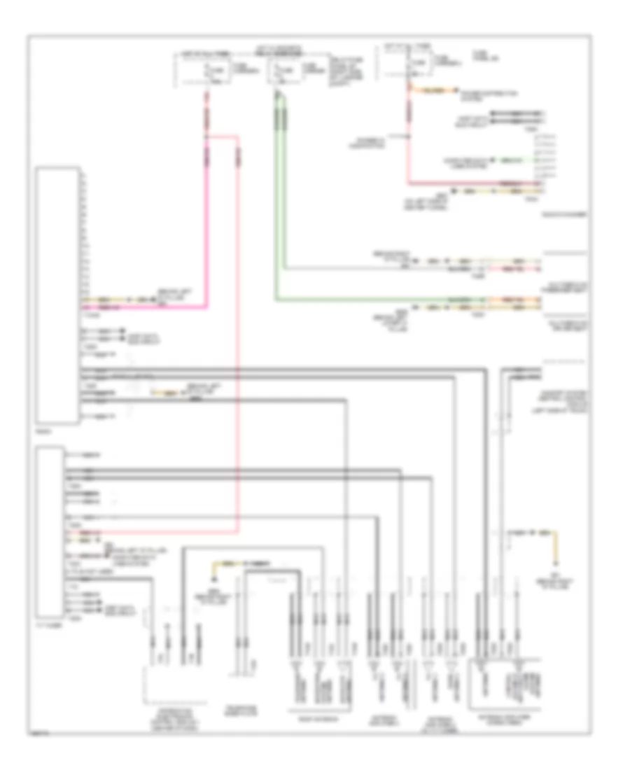 Radio Wiring Diagram, Premium MMI (1 of 2) for Audi Q5 3.2 2011
