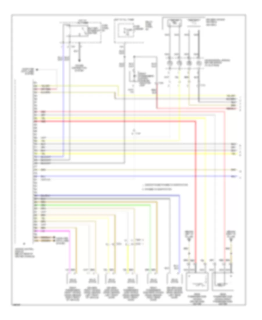 Supplemental Restraints Wiring Diagram 1 of 3 for Audi Q5 3 2 2011