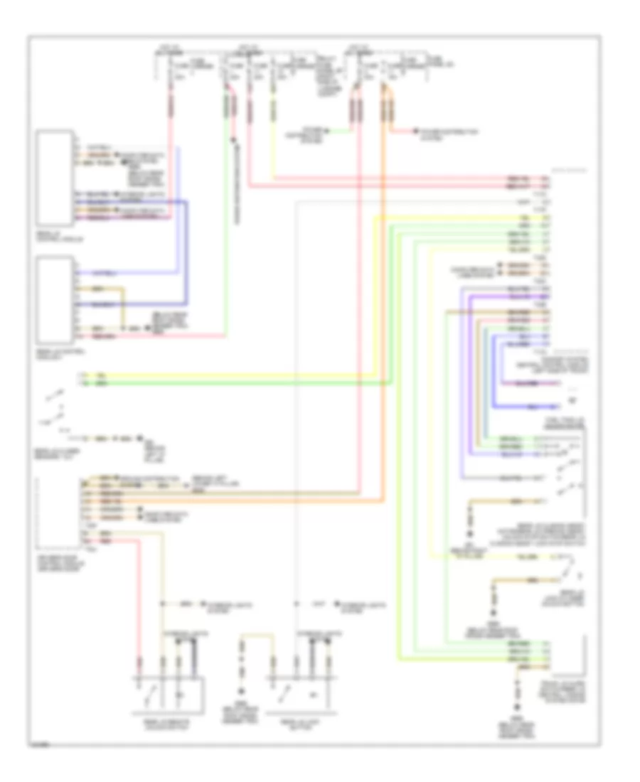 Trunk  Fuel Door Release Wiring Diagram for Audi Q5 3 2 2011