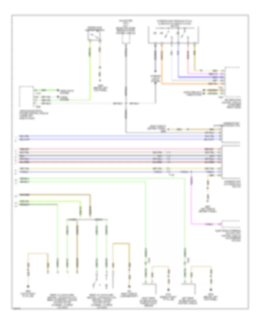 Anti theft Wiring Diagram 2 of 2 for Audi allroad Prestige 2013