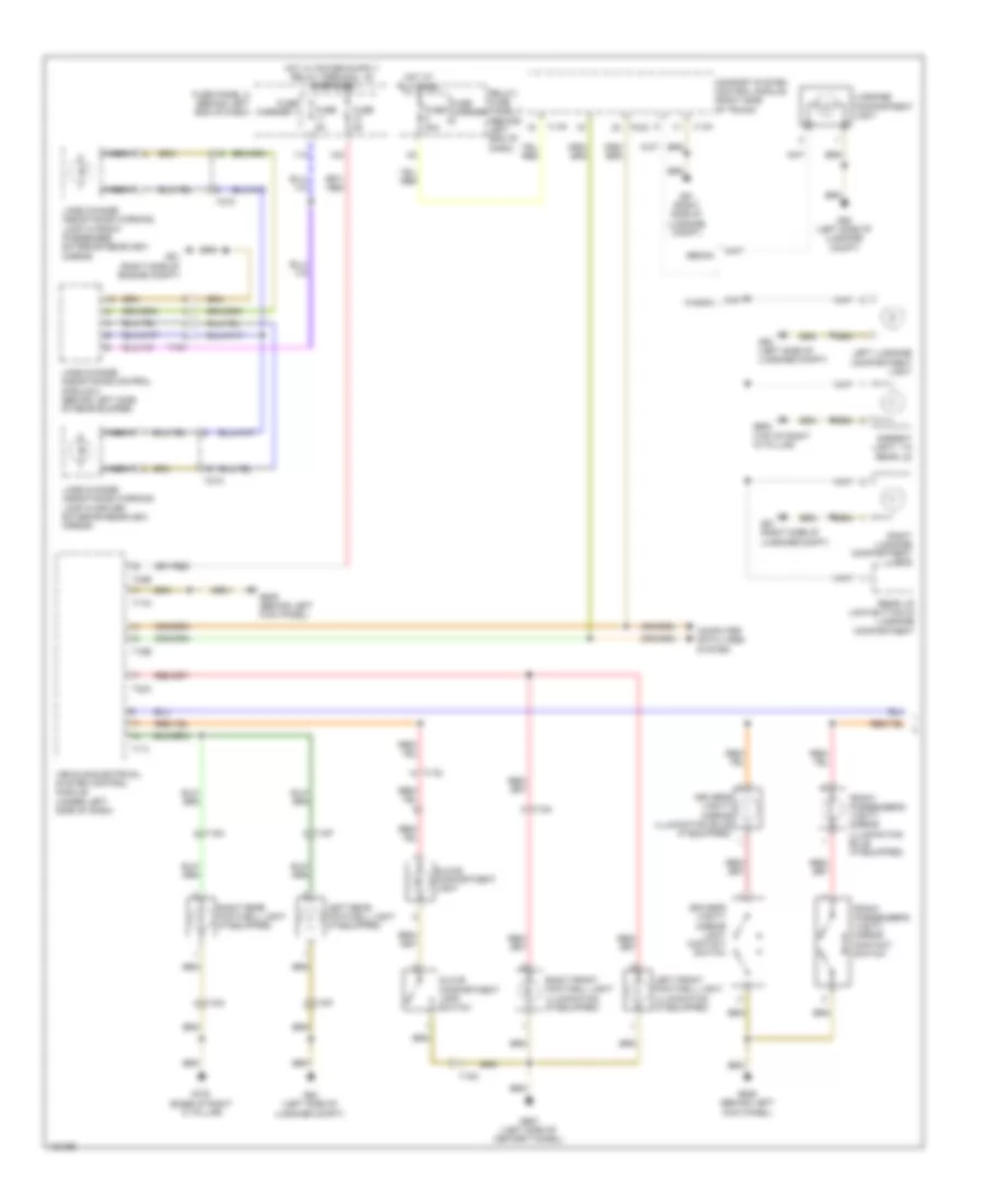 Courtesy Lamps Wiring Diagram 1 of 2 for Audi allroad Prestige 2013