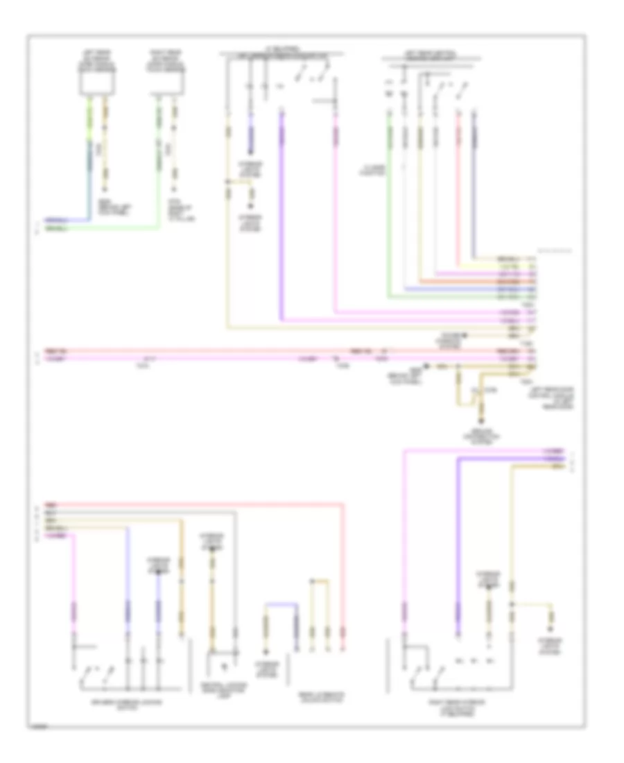 Power Door Locks Wiring Diagram 2 of 3 for Audi allroad Prestige 2013