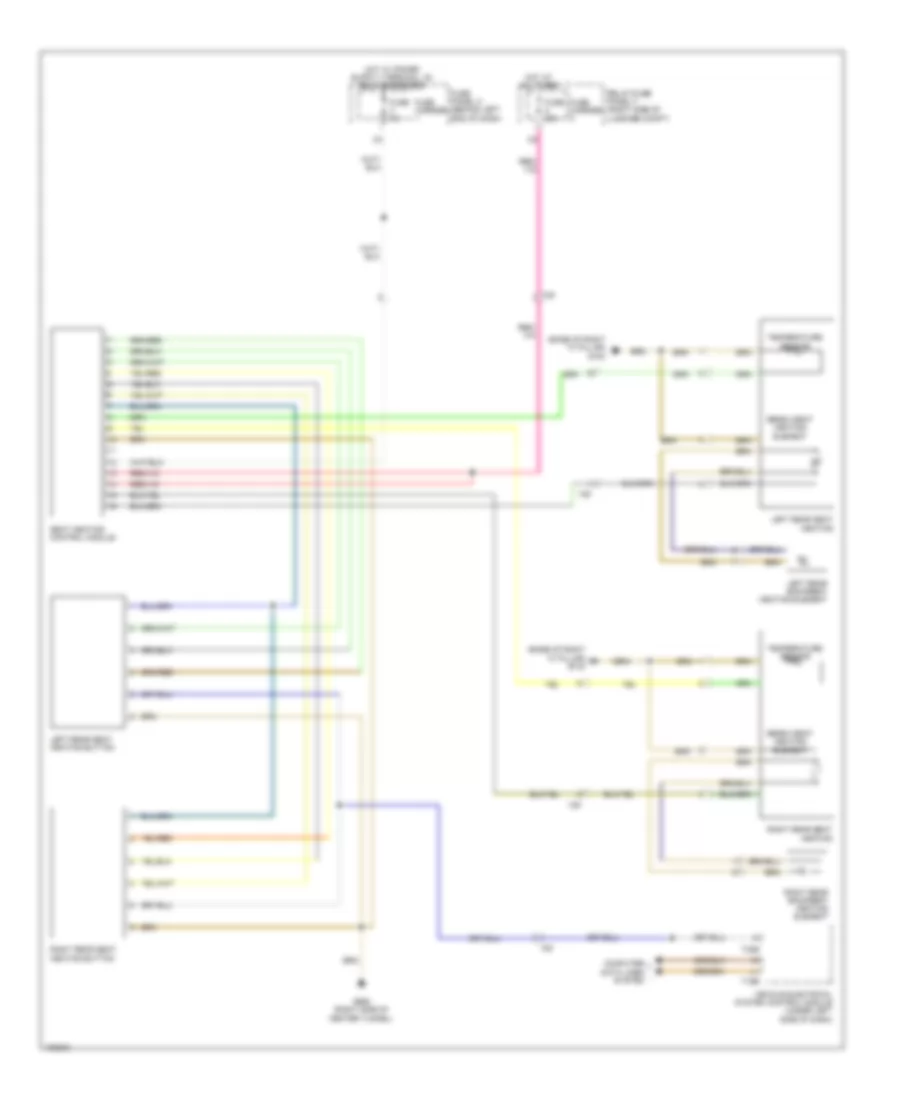 Rear Heated Seats Wiring Diagram for Audi allroad Prestige 2013