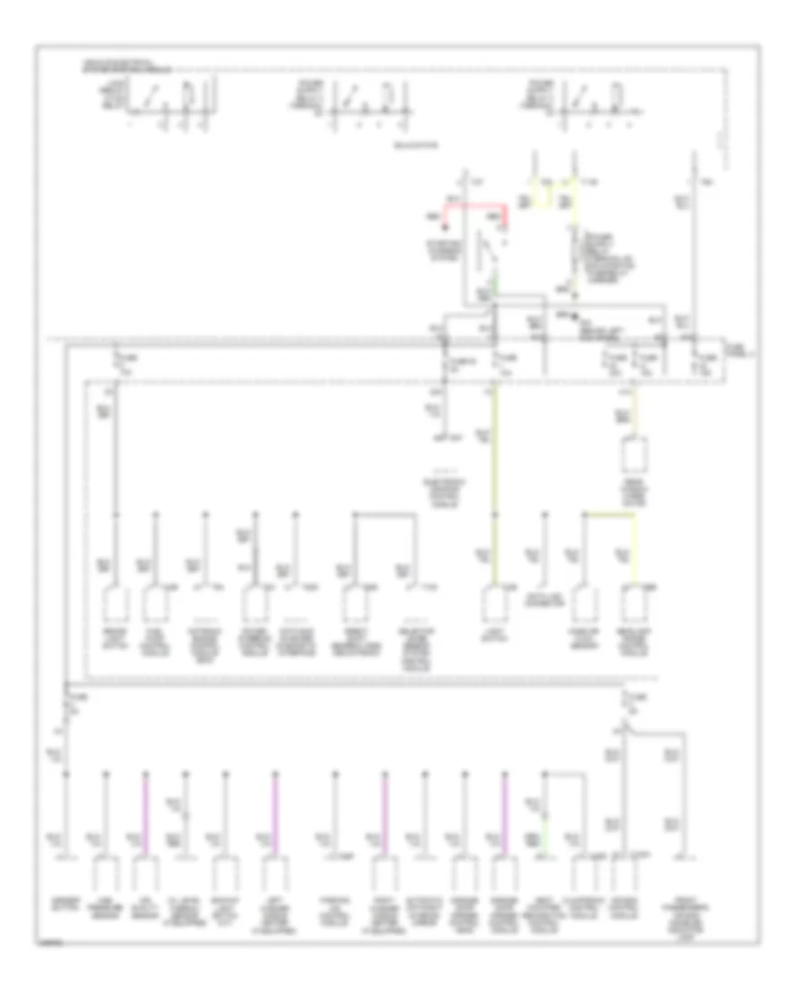 2 0L Turbo Power Distribution Wiring Diagram BPY Early Production 1 of 4 for Audi A3 Quattro 2009