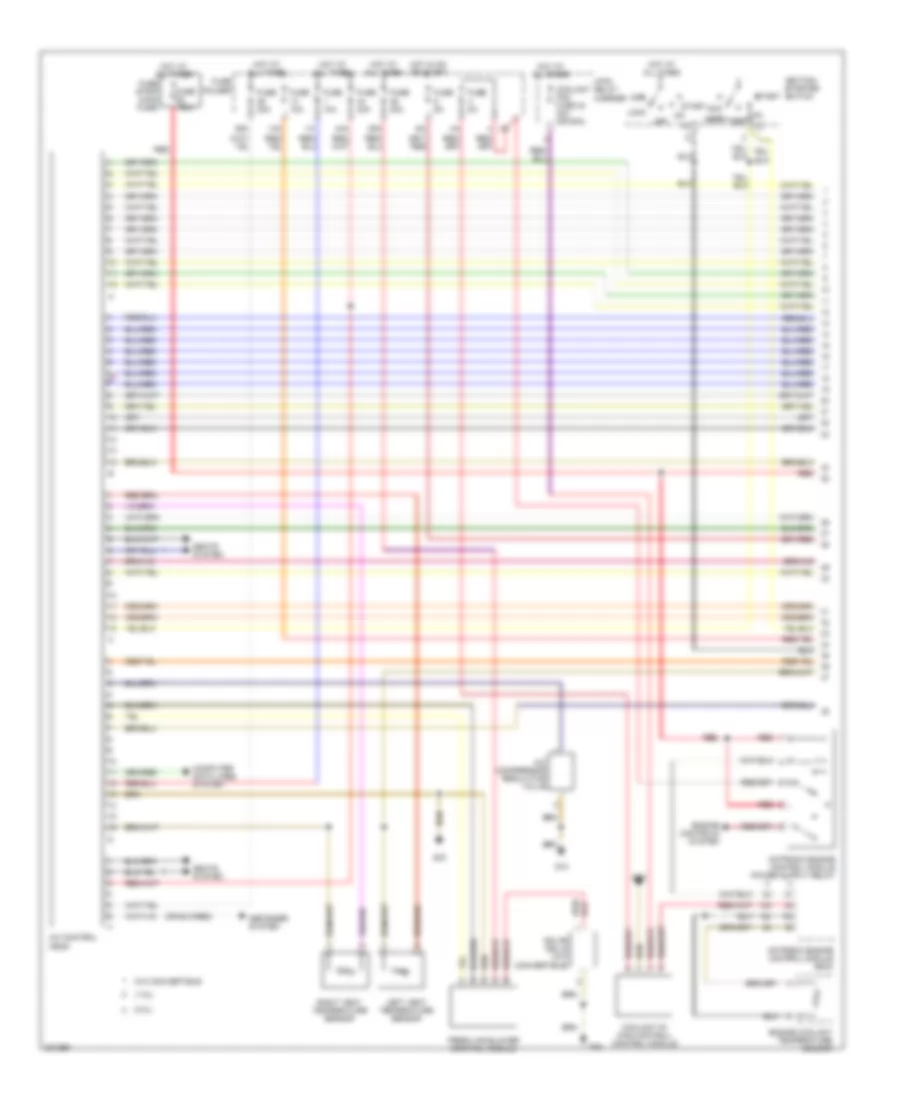 Automatic A C Wiring Diagram 1 of 2 for Audi A4 Quattro 2005