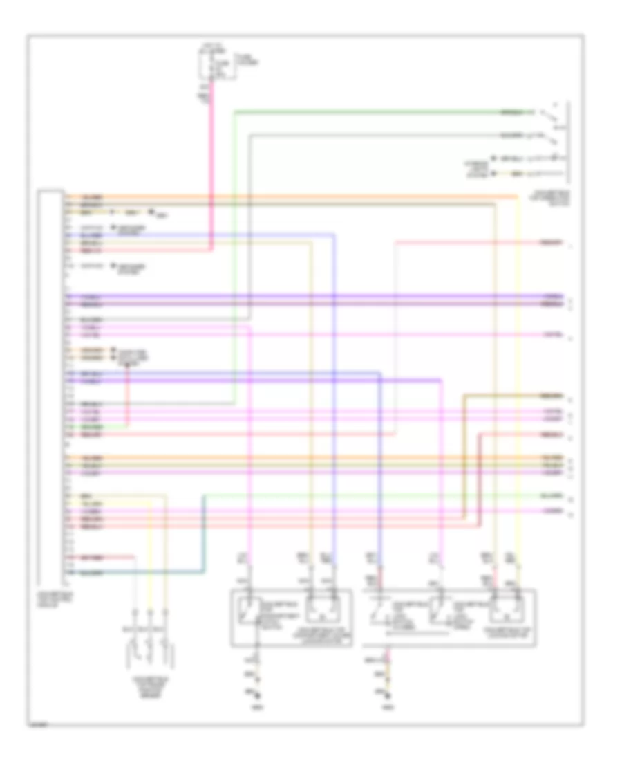 Convertible Top Wiring Diagram 1 of 2 for Audi A4 Quattro 2005