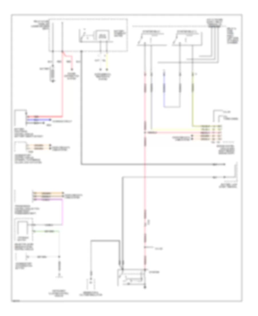 Starting Wiring Diagram for Audi Q7 3.0 TDI 2011