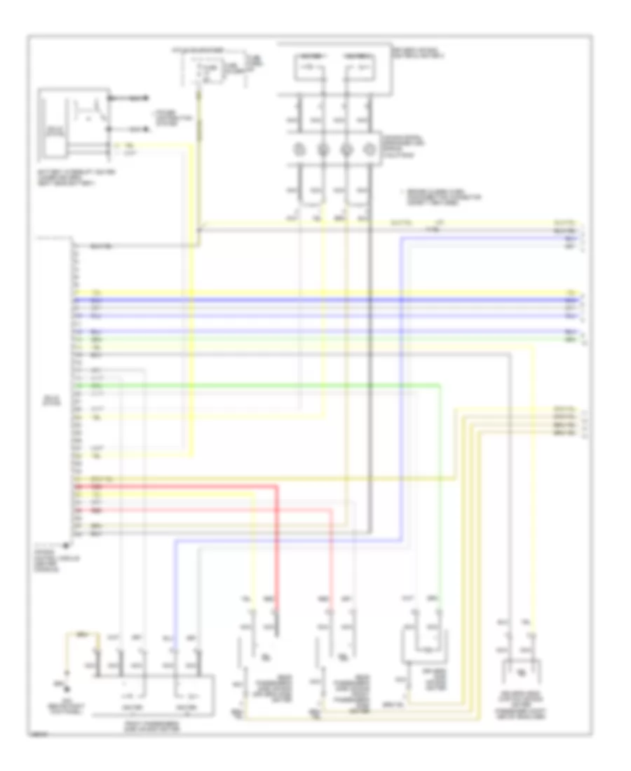 Supplemental Restraints Wiring Diagram 1 of 3 for Audi Q7 3 0 TDI 2011
