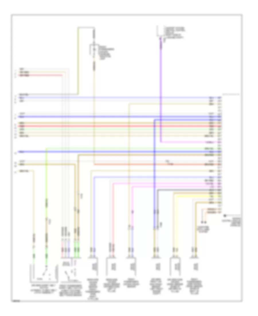 Supplemental Restraints Wiring Diagram 3 of 3 for Audi Q7 3 0 TDI 2011