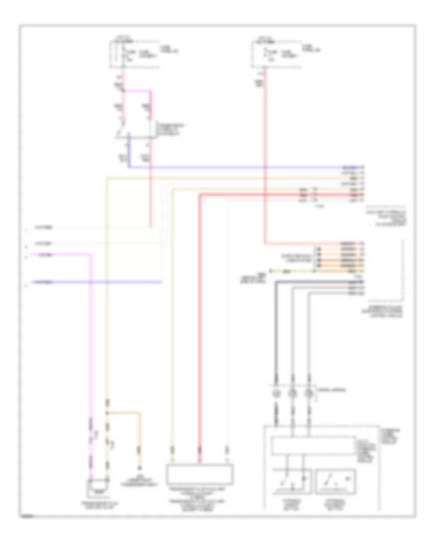 Transmission Wiring Diagram (3 of 3) for Audi Q7 3.0 TDI 2011