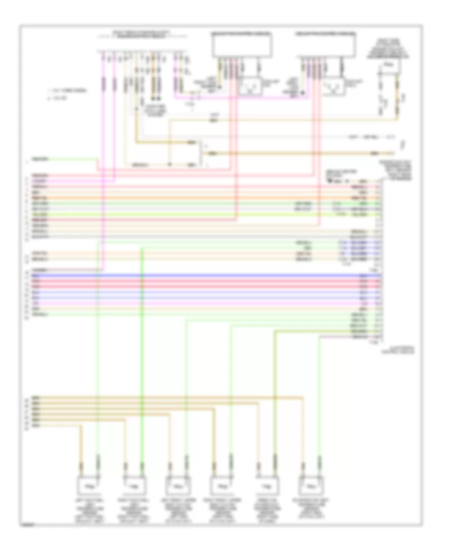 Automatic AC Wiring Diagram (4 of 4) for Audi Q7 3.0 TDI 2011