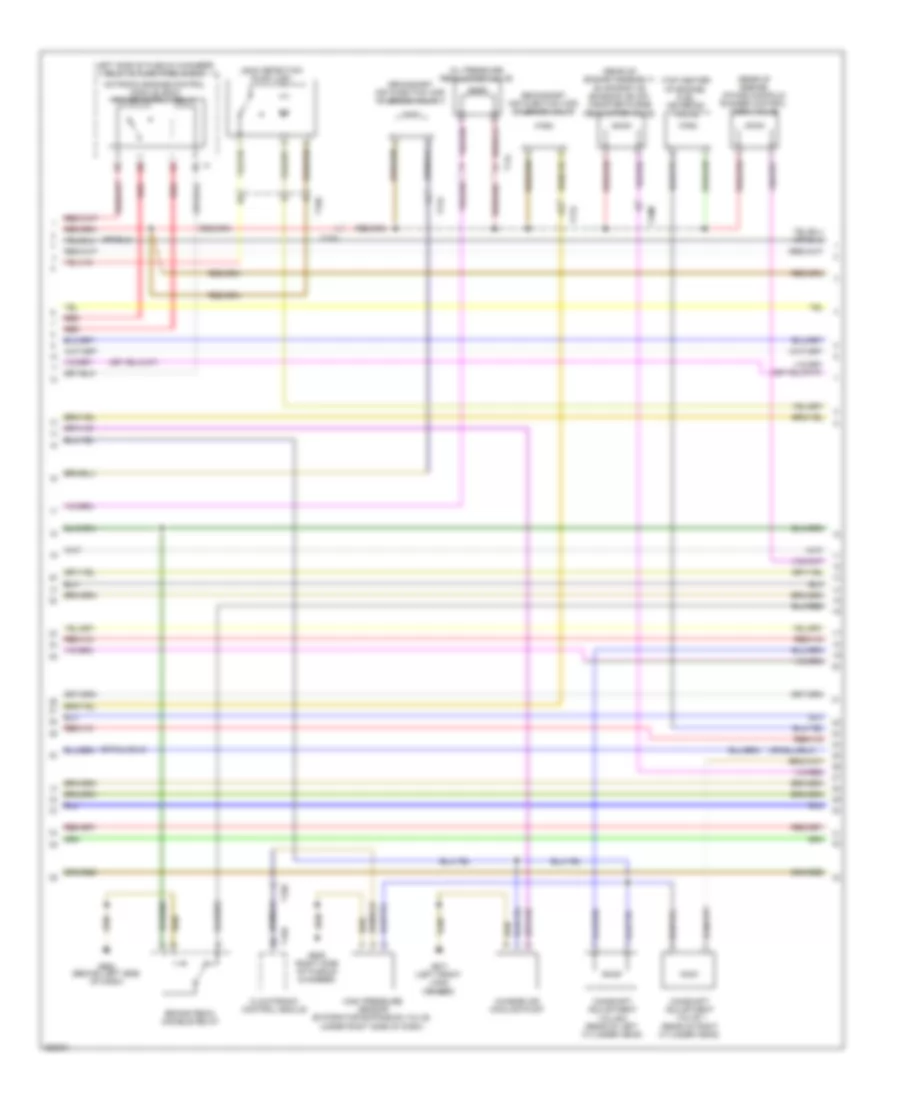 3.0L SC, Engine Performance Wiring Diagram (2 of 7) for Audi Q7 3.0 TDI 2011