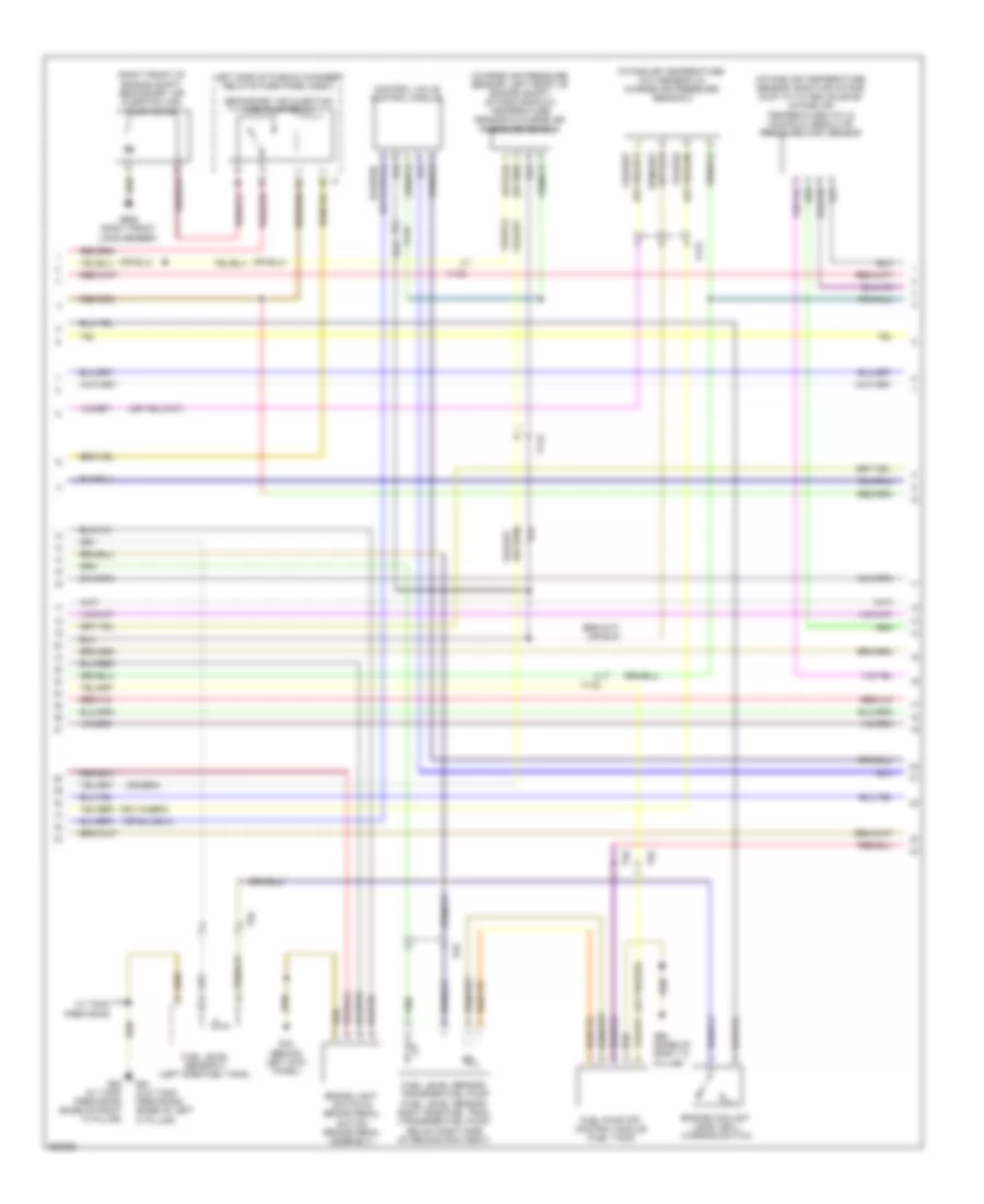 3.0L SC, Engine Performance Wiring Diagram (4 of 7) for Audi Q7 3.0 TDI 2011