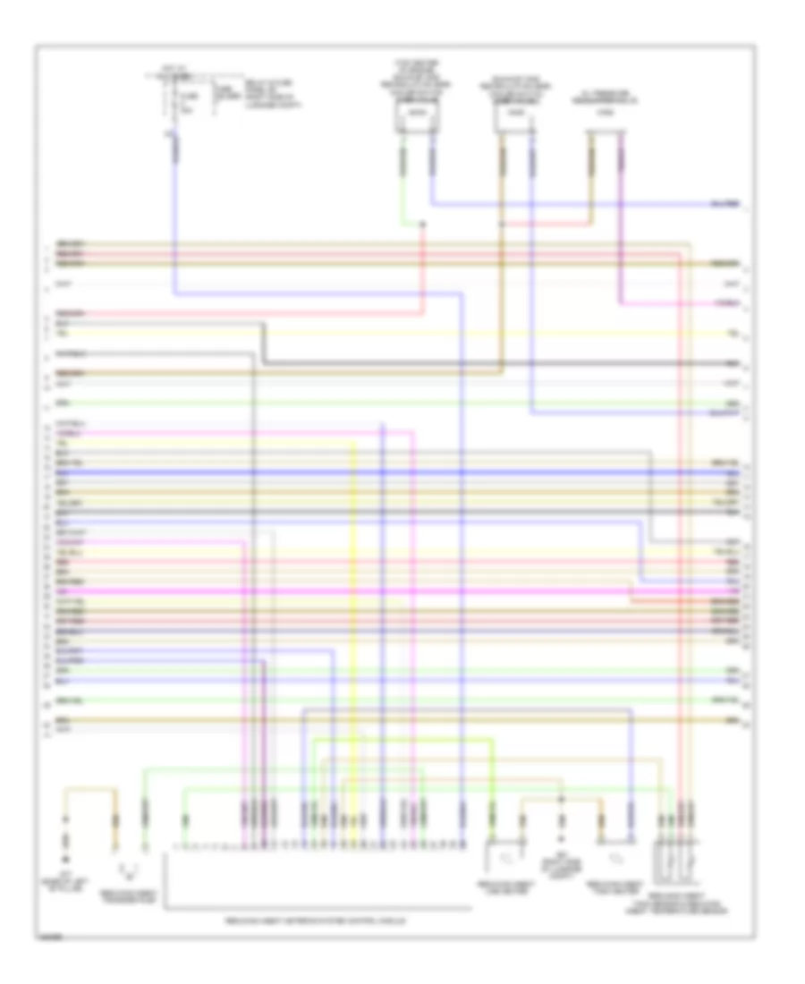 3.0L Turbo Diesel, Engine Performance Wiring Diagram (7 of 9) for Audi Q7 3.0 TDI 2011