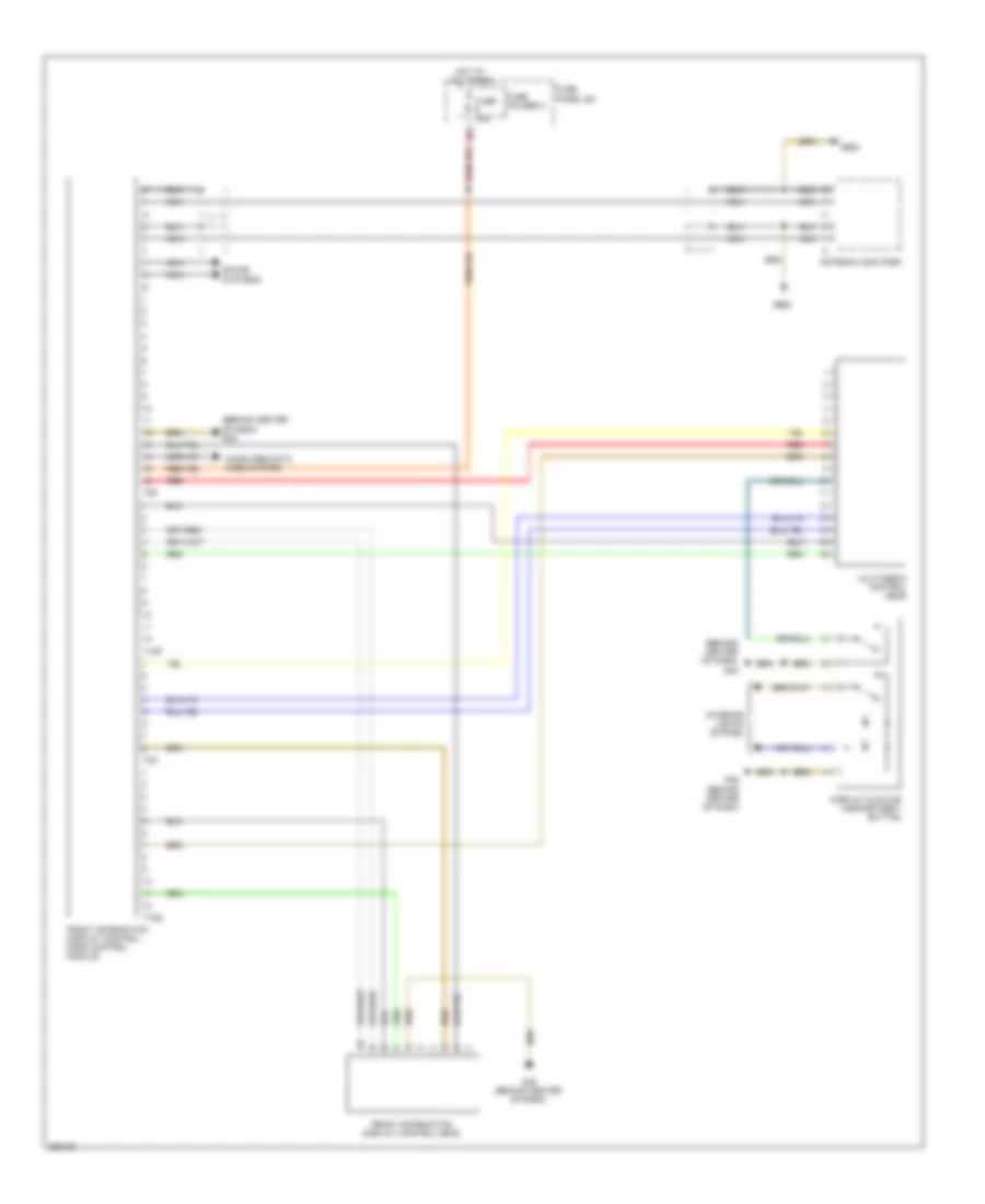 Front Information Display Control Module Wiring Diagram Basic Plus for Audi Q7 3 0 TDI 2011