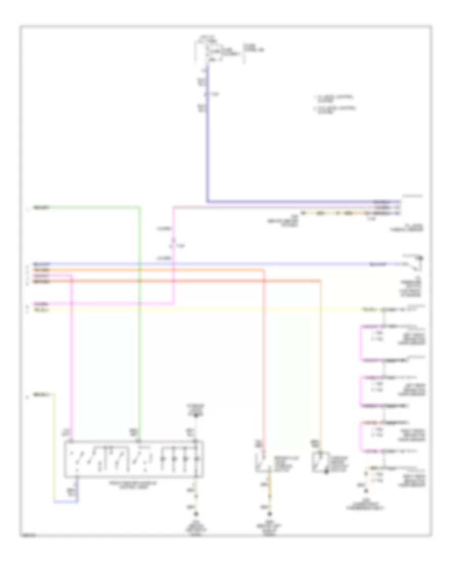 Instrument Cluster Wiring Diagram (2 of 2) for Audi Q7 3.0 TDI 2011