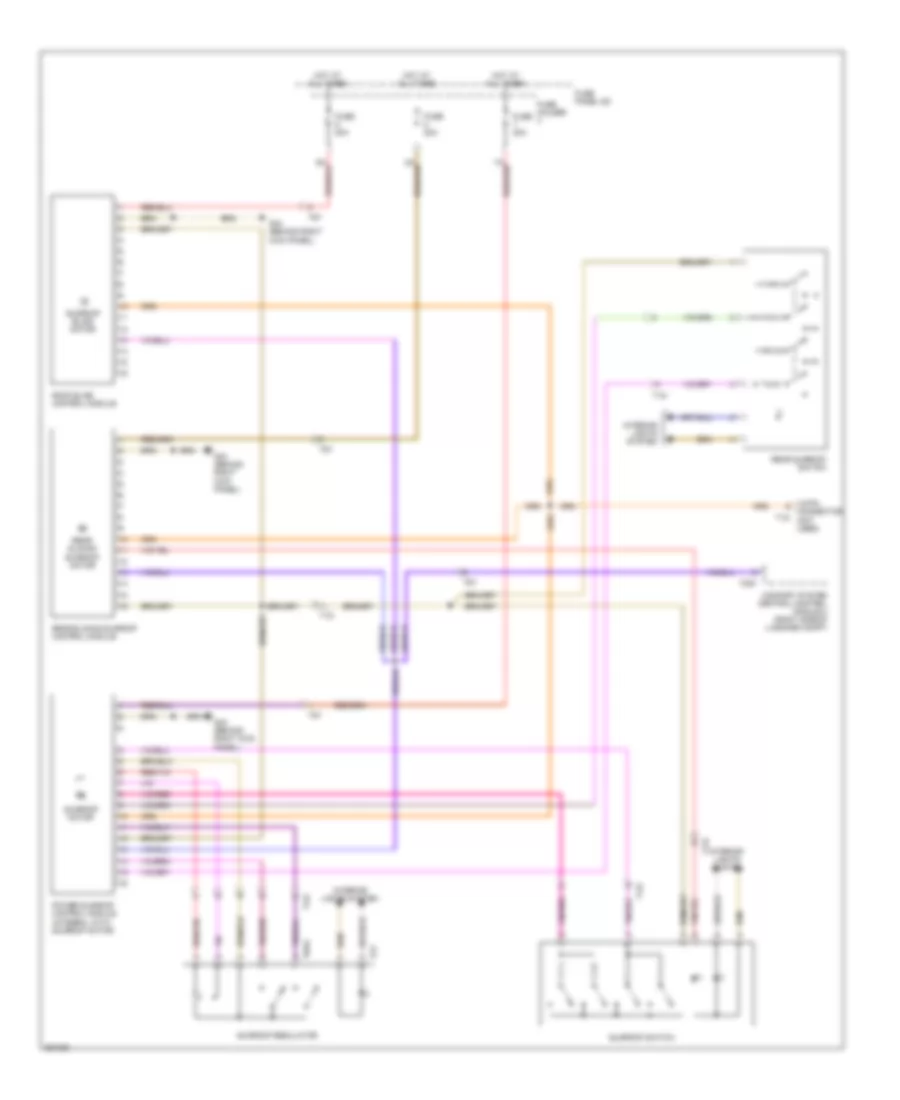 Power TopSunroof Wiring Diagram for Audi Q7 3.0 TDI 2011