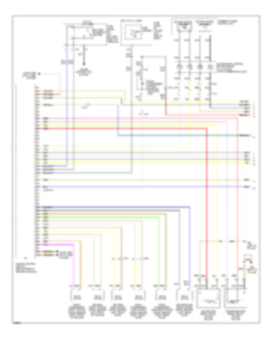 Supplemental Restraints Wiring Diagram 1 of 3 for Audi Q5 Hybrid Prestige 2013