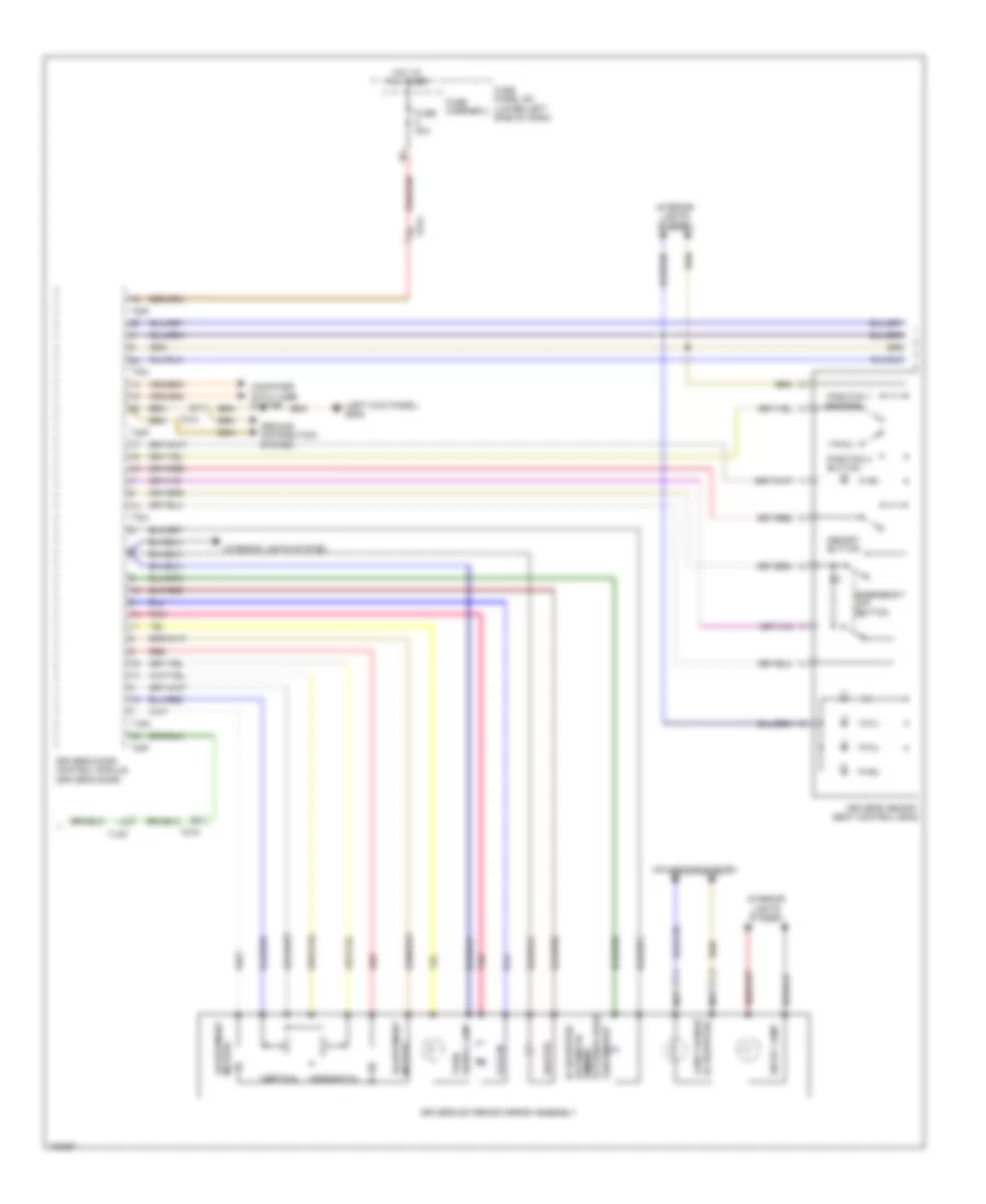 Memory Systems Wiring Diagram (2 of 3) for Audi Q5 Hybrid Prestige 2013