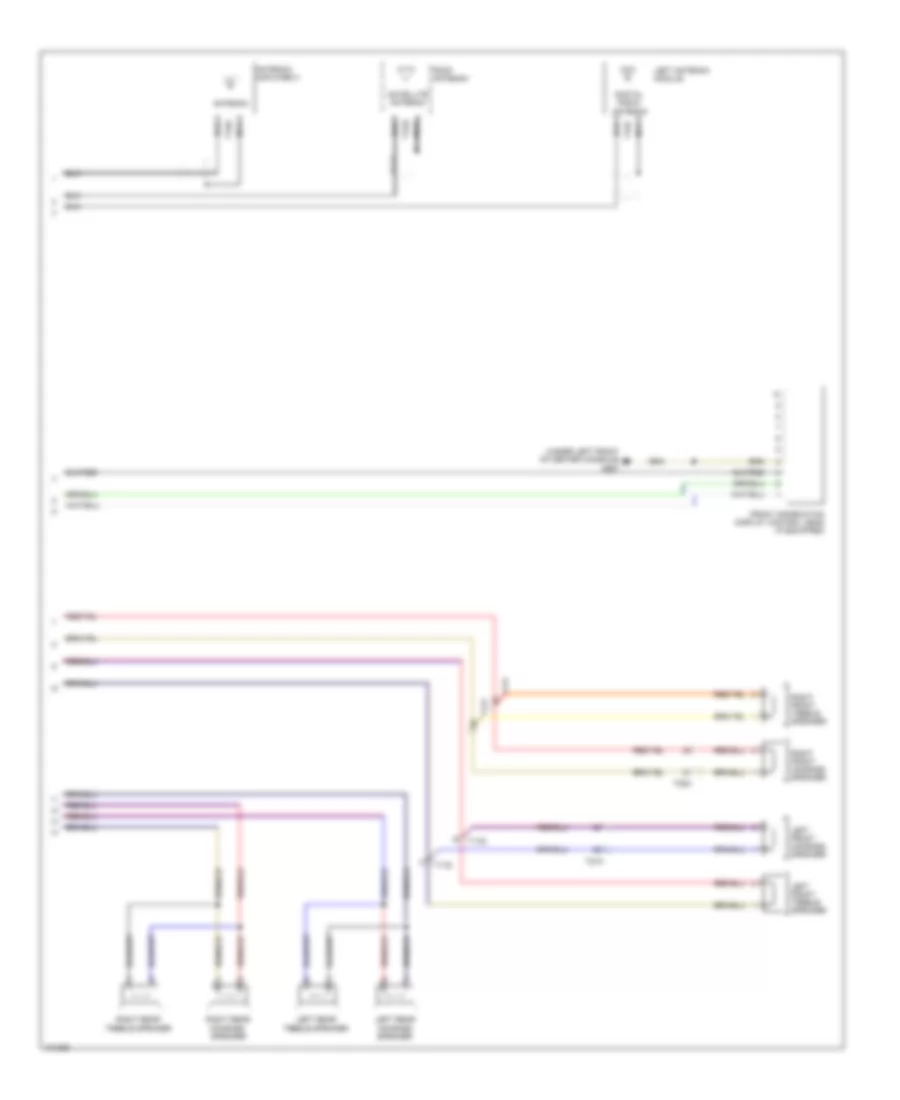Radio Wiring Diagram, Basic Infotainment (2 of 2) for Audi Q5 Hybrid Prestige 2013