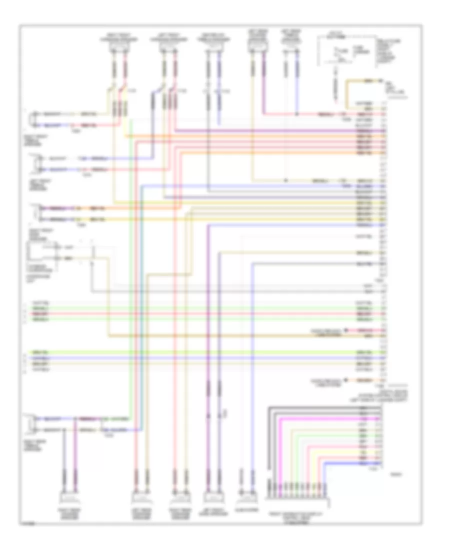 Radio Wiring Diagram, Premium Infotainment (2 of 2) for Audi Q5 Hybrid Prestige 2013