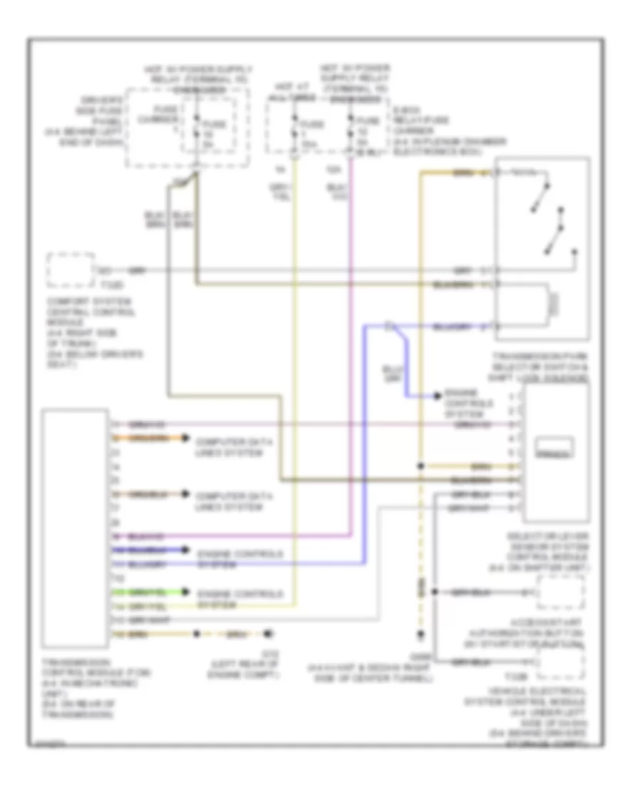 A T Wiring Diagram 6 Speed A T for Audi A4 2009
