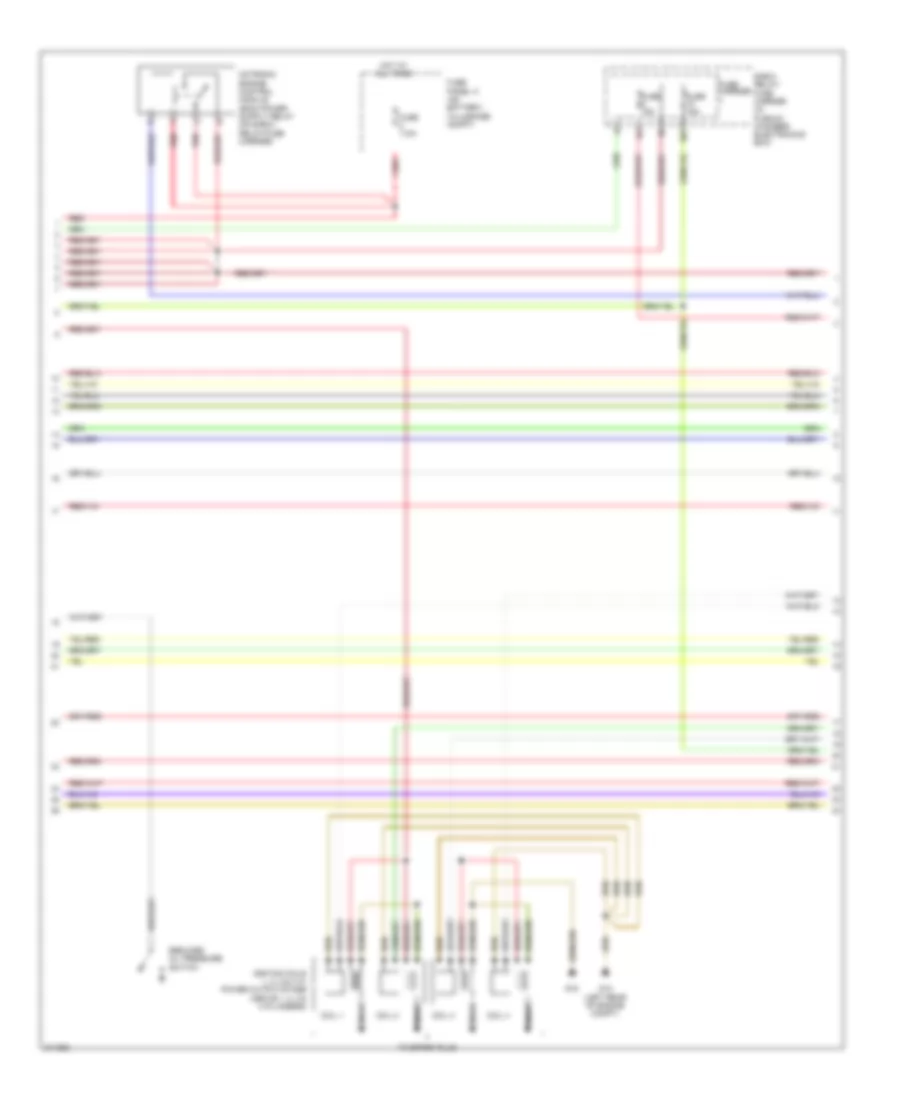 2.0L Turbo, Engine Performance Wiring Diagram (2 of 6) for Audi A4 2009