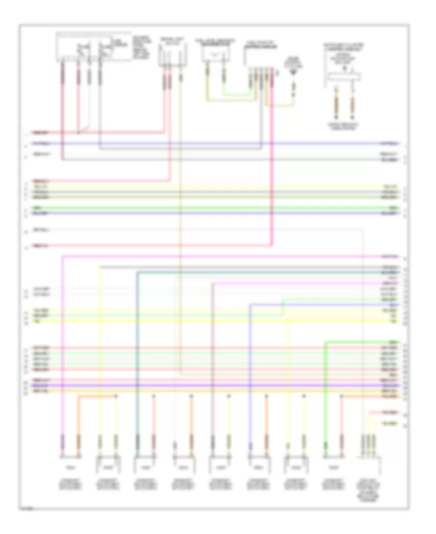 2.0L Turbo, Engine Performance Wiring Diagram (3 of 6) for Audi A4 2009