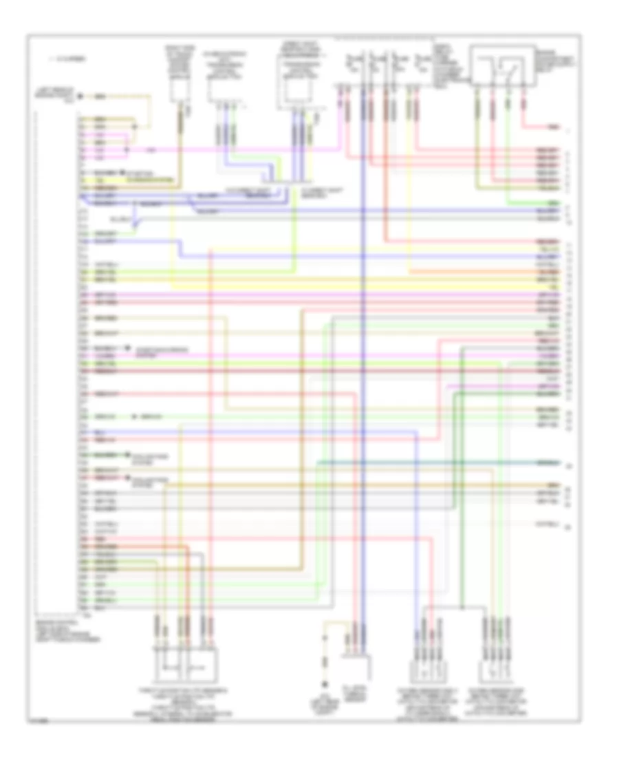 3.2L, Engine Performance Wiring Diagram (1 of 8) for Audi A4 2009