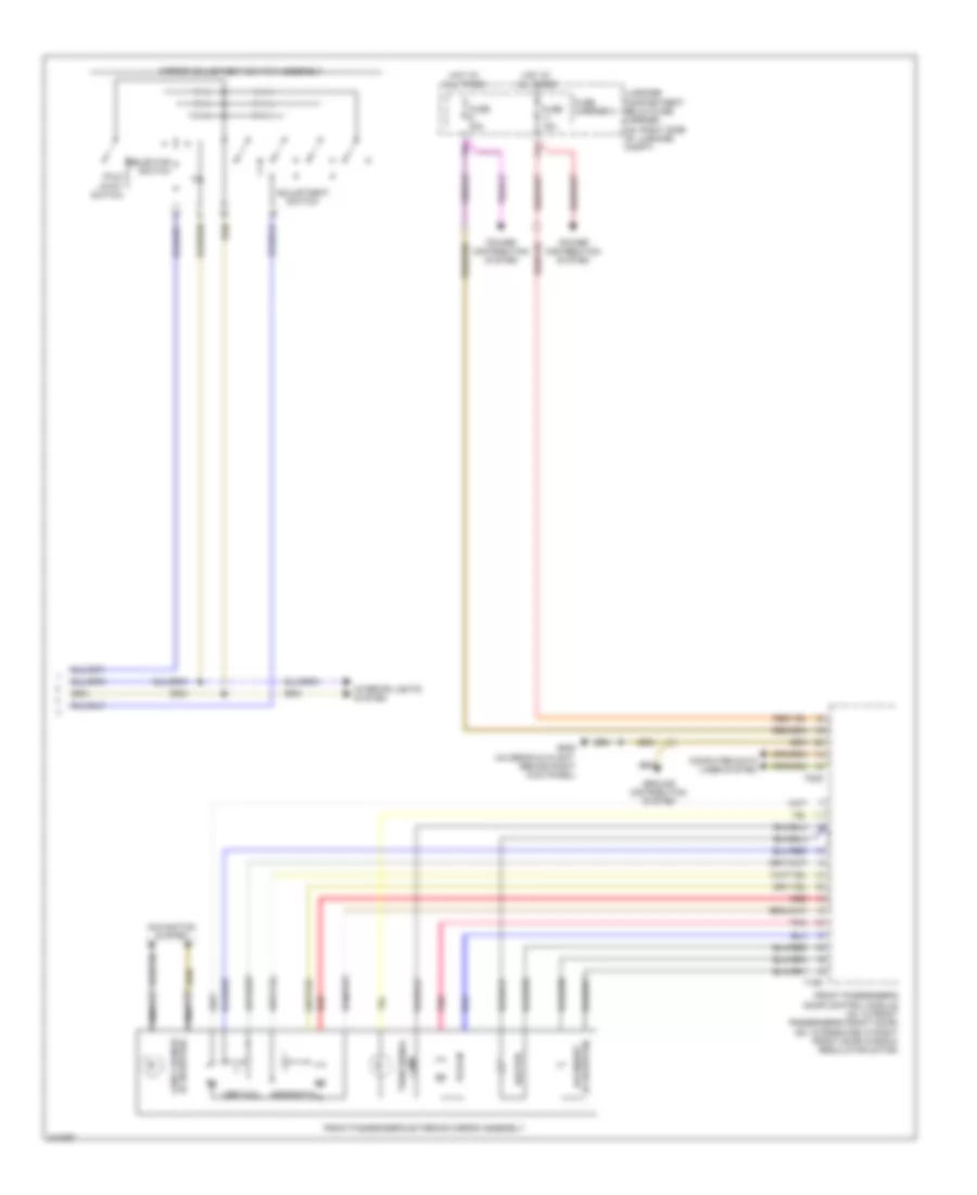 Memory Systems Wiring Diagram (3 of 3) for Audi A4 2009